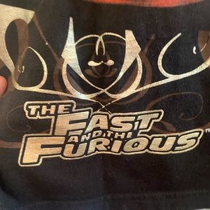 Fast abs the furious black T-shirt size medium